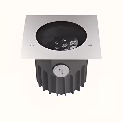 109 Adjustable Inground Uplight - Square
