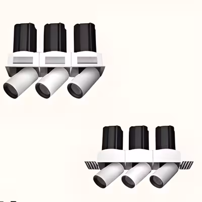 12 Adjustable Triple Square Downlight