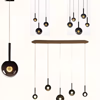 50-51 Glass Ball Pendant Light